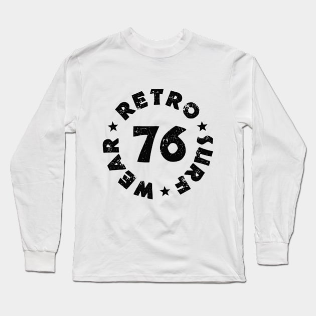 Retro Surf Wear Long Sleeve T-Shirt by RetroSurfWear